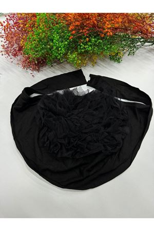 Dikişsiz Fırfırlı XL Bone (Topuzlu)