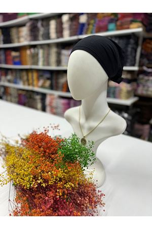  Dikişli Penye Bone siyah