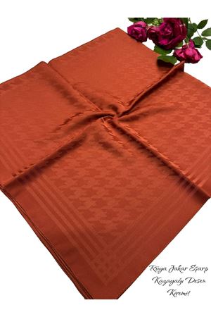 Kazayağı Desen Jakar Eşarp  