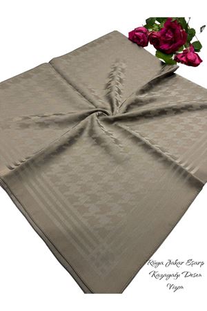 Kazayağı Desen Jakar Eşarp  