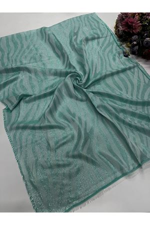 Simli Şal (Turkuaz)   