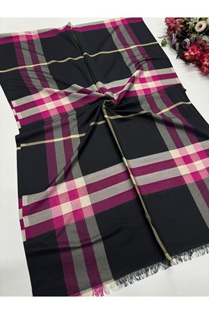 Ekose Desen Pamuklu Şal  