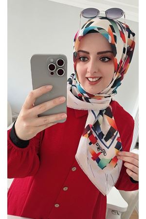 Rüya Koton Eşarp Konfeti Modeli