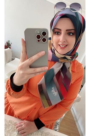 Rüya Koton Eşarp Geometrik