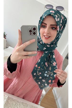 Rüya Koton Eşarp Çıtır Çiçek Modeli 