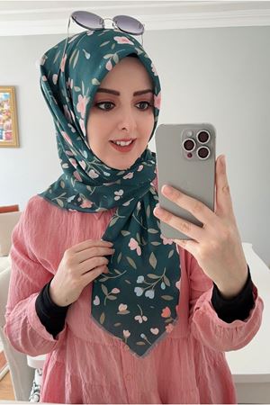 Rüya Koton Eşarp Çıtır Çiçek Modeli 