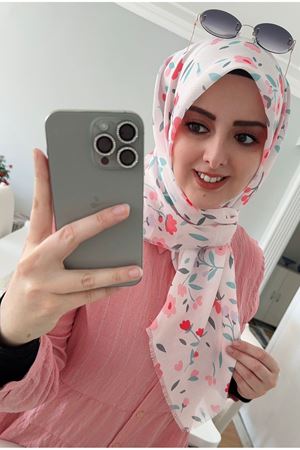 Rüya Koton Eşarp Çıtır Çiçek Modeli