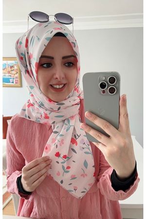 Rüya Koton Eşarp Çıtır Çiçek Modeli