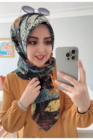 Rüya Koton Eşarp Sonbahar Modeli  