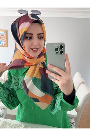 Rüya Koton Eşarp Otantik Model