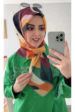 Rüya Koton Eşarp Otantik Model