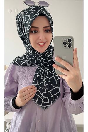 Rüya Koton Eşarp Taş Modeli 