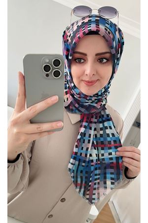 Rüya Koton Eşarp Frenk Modeli