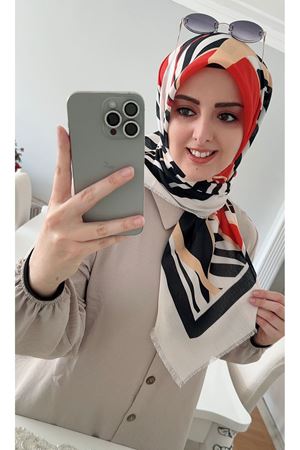 Rüya Koton Eşarp Nisa Modeli  