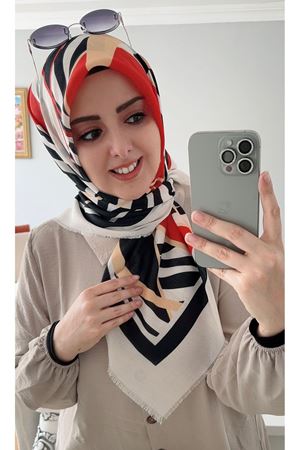 Rüya Koton Eşarp Nisa Modeli  