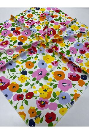 Rüya Koton Eşarp Renkli Çiçek Modeli 