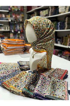 Levidor Kristal Eşarp Çıtır Çiçek Desen 