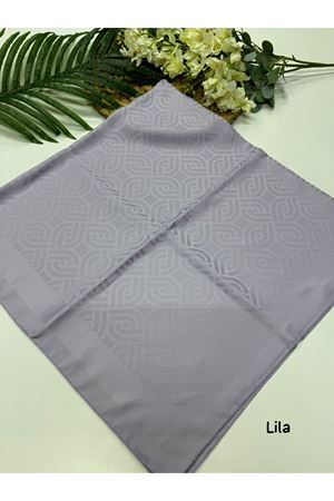 Mozaik Desen Jakar Eşarp Lila