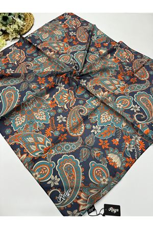 Rüya Organik (Fresh) Soft Eşarp  (zemin lacivert)