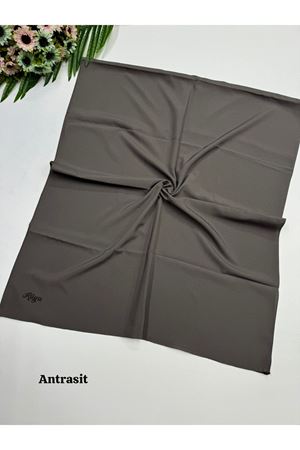 İnce Medine İpeği Şal Antrasit