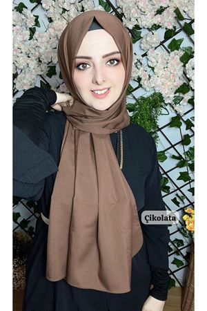 Medine İpeği Şal Çikolata