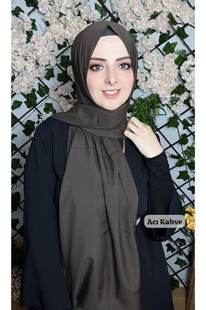 İnce Medine İpeği Şal Acı Kahve