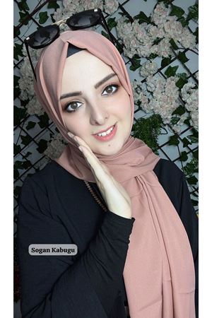 İnce Medine İpeği Şal Soğan Kabuğu