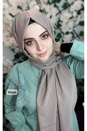 Medine İpeği Şal Vizon