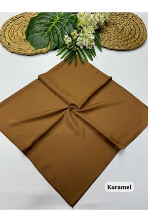 Patina Desen Jakar Eşarp (Karamel)