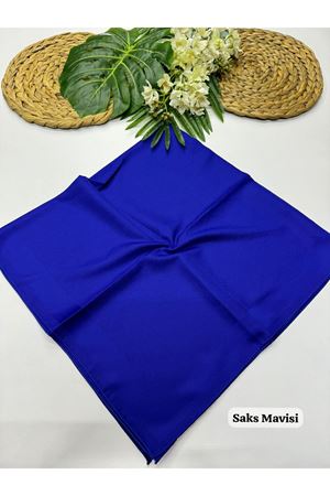 Patina Desen Jakar Eşarp (Saks Mavisi)