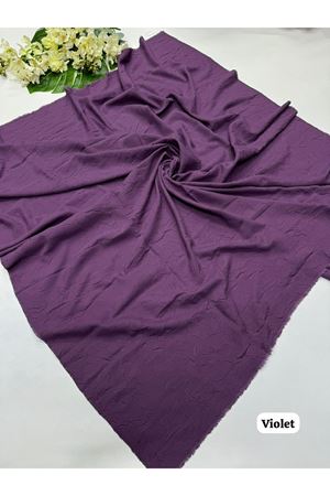 Dikişsiz Kraş Eşarp (Violet)