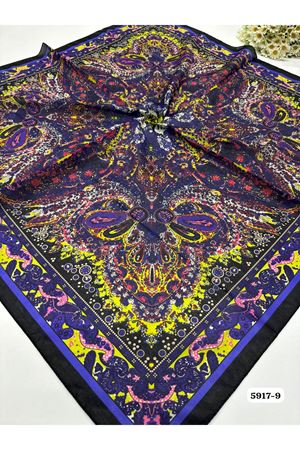 Etnik Desen Soft Eşarp Kod:5917-9