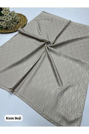 Patina Desen Jakar Şal Kum Beji