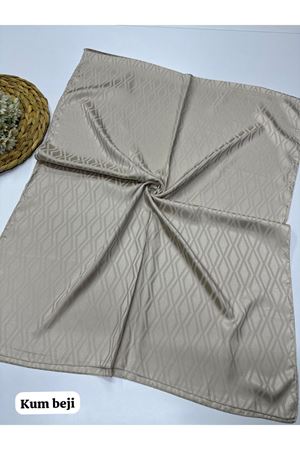 Patina Desen Jakar Şal Kum Beji