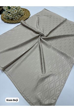 Patina Desen Jakar Şal Kum Beji