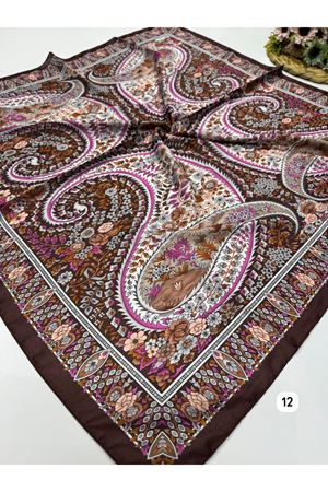 Etroçiçek Modeli Soft Eşarp Kod:12