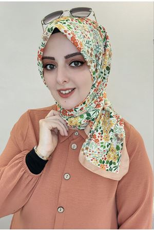 Buket Modeli Soft Eşarp Kod:03