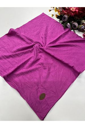 Pamuk Vual Eşarp Menekşe