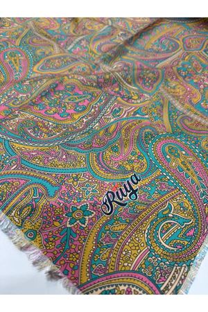 Rüya Koton Eşarp Minimal Etnik Desen 