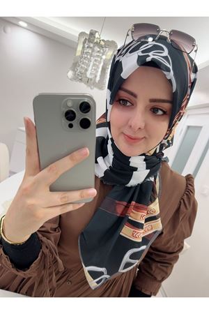 Rüya Koton Eşarp Kemer Modeli