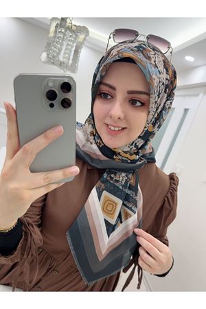 Rüya Koton Eşarp Mavera Modeli