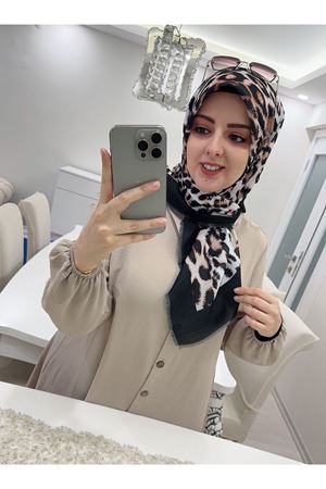 Rüya Koton Eşarp Leopar