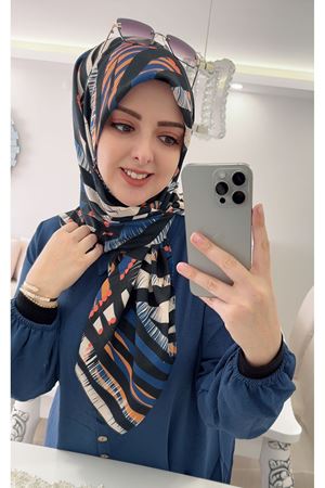 Rüya Koton Eşarp Meşhur Zebra Parlement