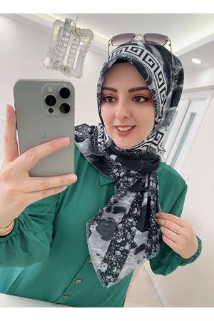 Rüya Koton Eşarp Mermer