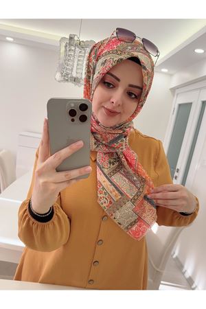 Rüya Koton Eşarp Kırkyama Modeli  