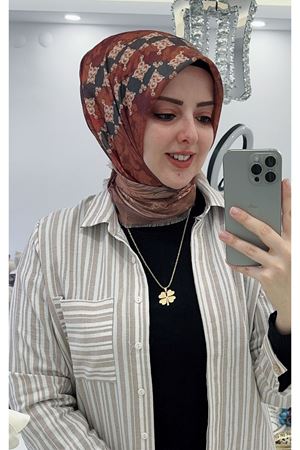 Rüya Koton Eşarp Pera Modeli 