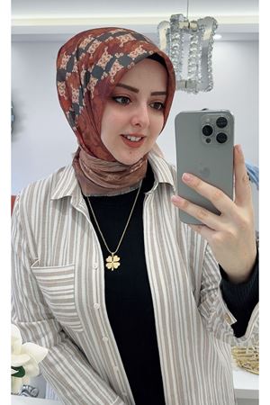 Rüya Koton Eşarp Pera Modeli 