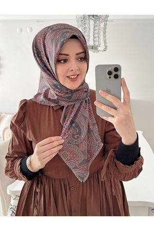 Rüya Koton Eşarp Etnik Desen Kod:4461