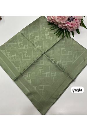 Geometrik Desen Jakar Eşarp (Çağla)