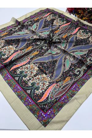 Etro Desen Naturel Eşarp  